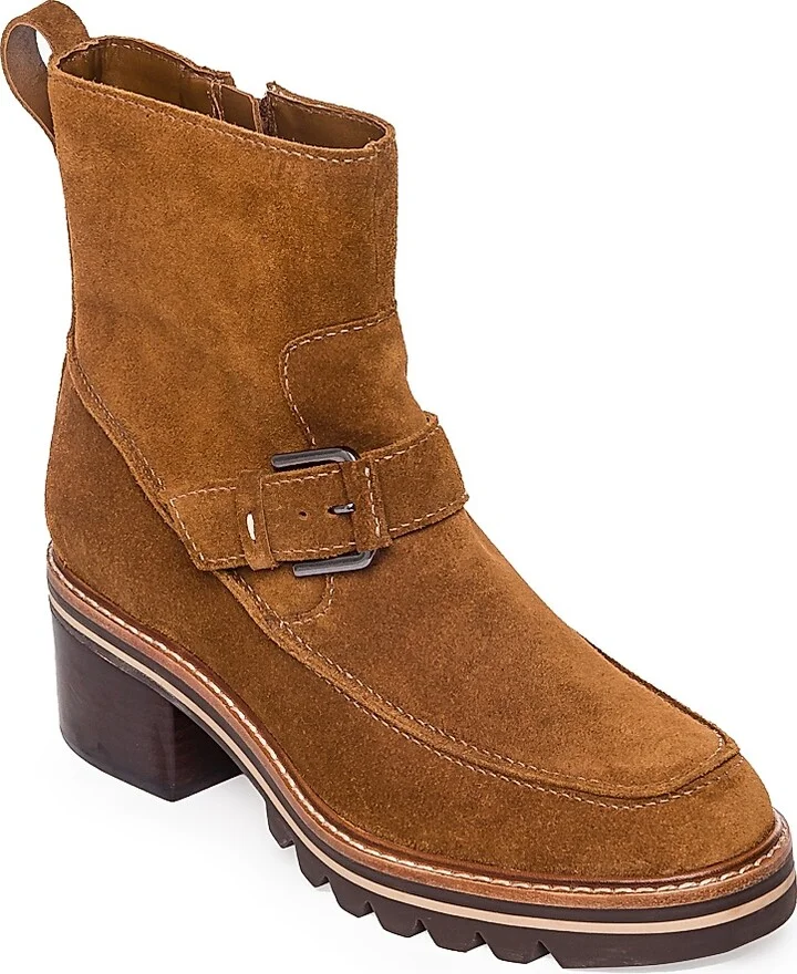 Women's Sonja Suede Buckle Bootie - Tobacco - Size 9 - Image 2