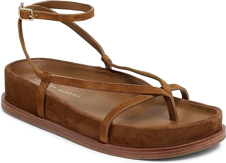 Women's Sonny 30MM Suede Platform Sandals - Cacao - Size 11 - Image 2