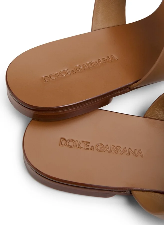 Women's Special Opportunities Leather Sandals - Caramello - Size 5 - Image 5