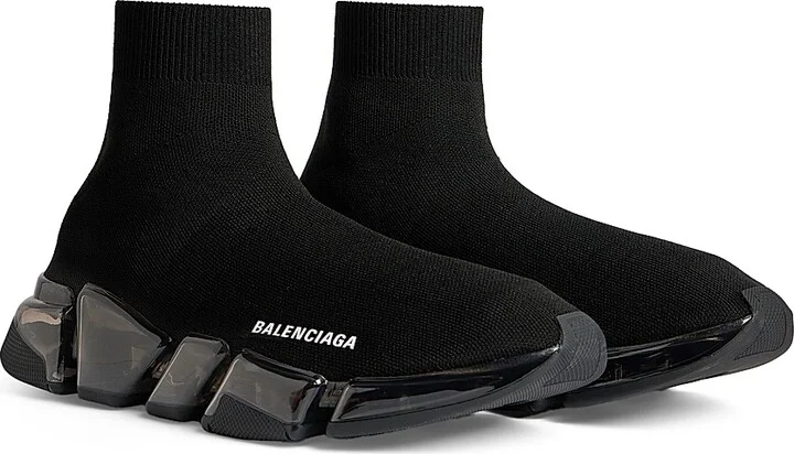 Women's Speed 2.0 Full Clear Sole Recycled Knit Sneakers - Black - Size 6 - Image 2