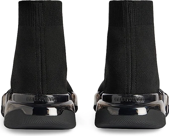 Women's Speed 2.0 Full Clear Sole Recycled Knit Sneakers - Black - Size 6 - Image 3
