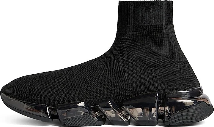Women's Speed 2.0 Full Clear Sole Recycled Knit Sneakers - Black - Size 6 - Image 6