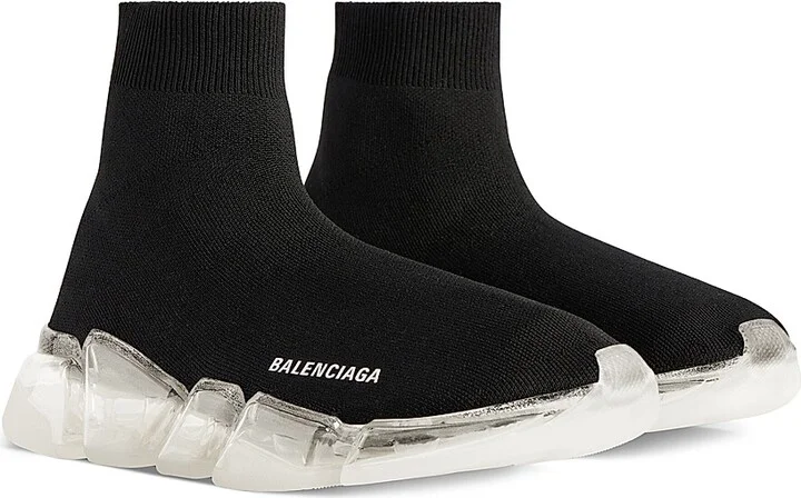 Women's Speed 2.0 Full Clear Sole Recycled Knit Sneakers - Black - Size 6 - Image 7