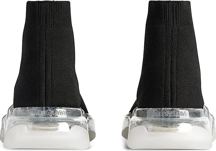 Women's Speed 2.0 Full Clear Sole Recycled Knit Sneakers - Black - Size 6 - Image 8