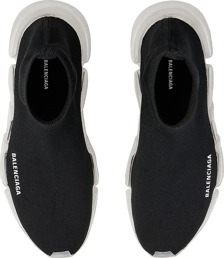 Women's Speed 2.0 Full Clear Sole Recycled Knit Sneakers - Black - Size 6 - Image 11
