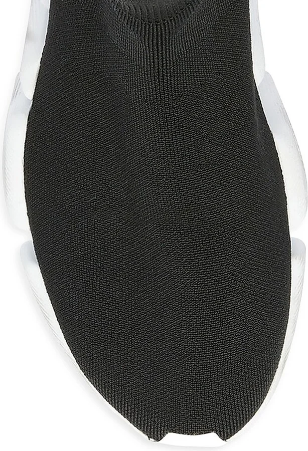 Women's Speed 2.0 Graffiti Recycled Knit Sneakers - Black White Grey - Size 8 - Image 6