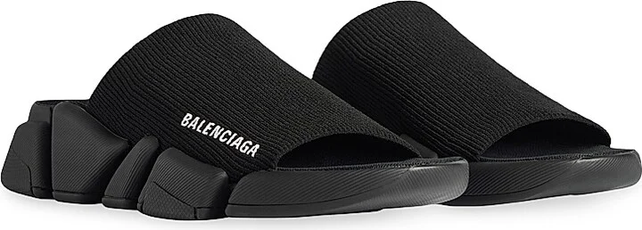 Women's Speed 2.0 Recycled Knit Slide Sandals - Black - Size 6 - Image 2