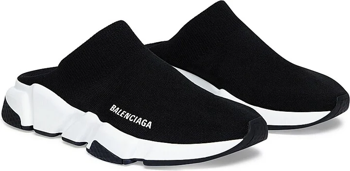 Women's Speed Recycled Knit Mules - Black - Size 7 - Image 2
