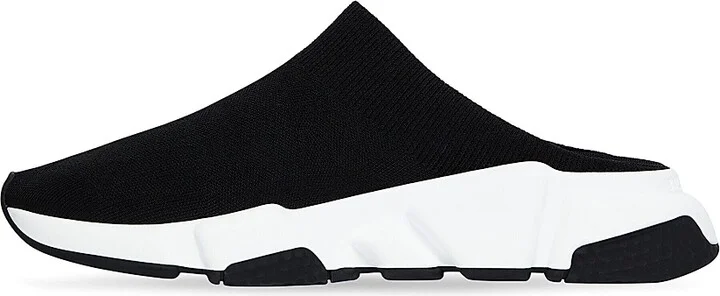 Women's Speed Recycled Knit Mules - Black - Size 7 - Image 6