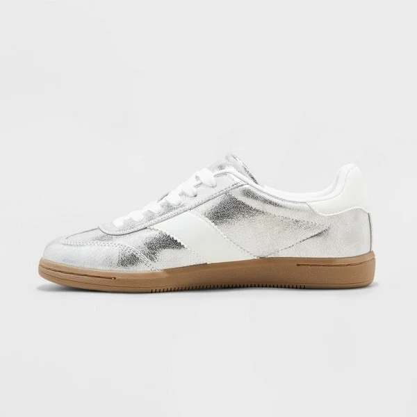 Women's Spencer Fashion Sneakers with Memory Foam Insole - Universal Thread™ : Lace Up, Low Top, Textured Outsole - Image 2