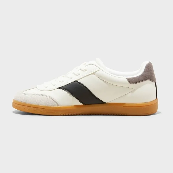 Women's Spencer Fashion Sneakers with Memory Foam Insole - Universal Thread™ : Lace Up, Low Top, Textured Outsole - Image 3