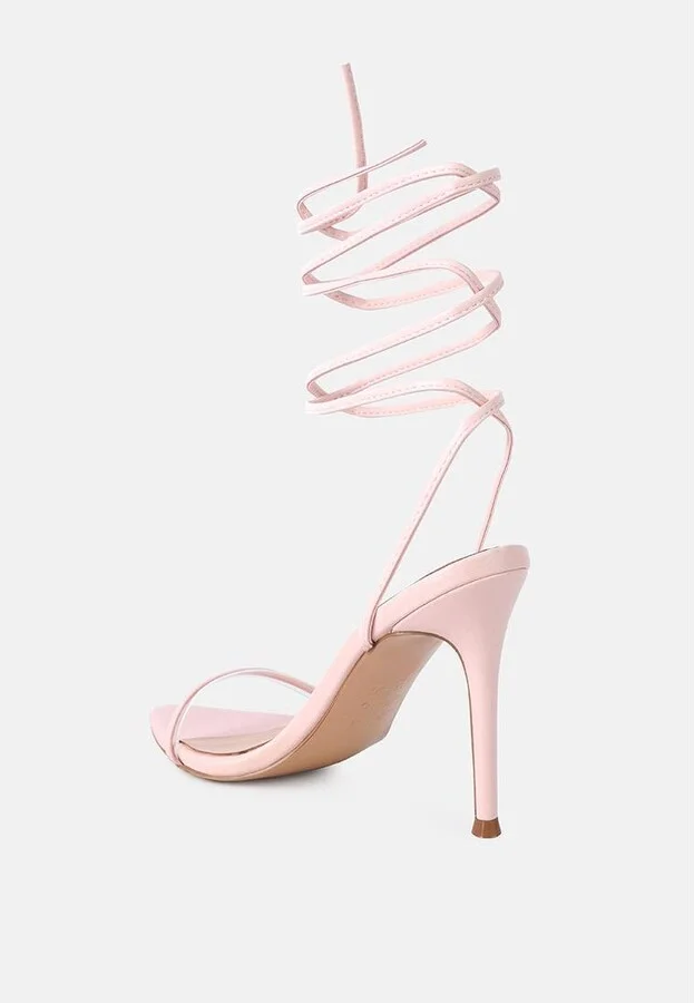 Womens Sphynx High Heel Lace Up Heels - Image 4