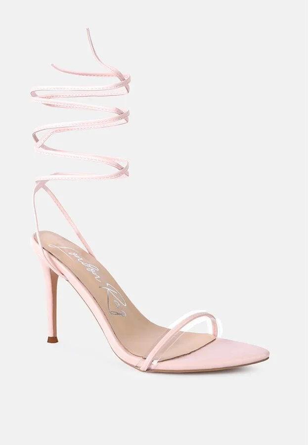 Womens Sphynx High Heel Lace Up Heels - Image 5