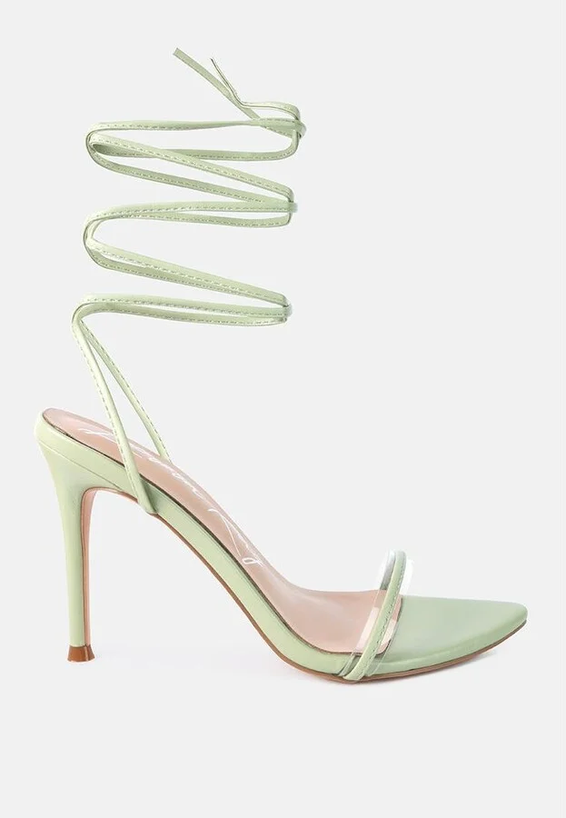 Womens Sphynx High Heel Lace Up Heels