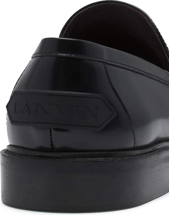 Women's Spinto Loafers in Glossy Leather - Black - Size 4.5 - Image 5