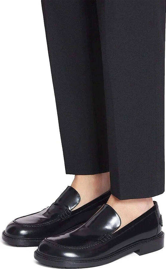 Women's Spinto Loafers in Glossy Leather - Black - Size 4.5 - Image 6