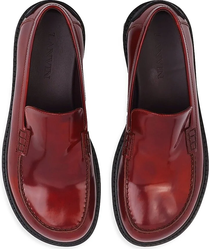Women's Spinto Loafers in Smooth Leather - Dark Brown - Size 5.5 - Image 3