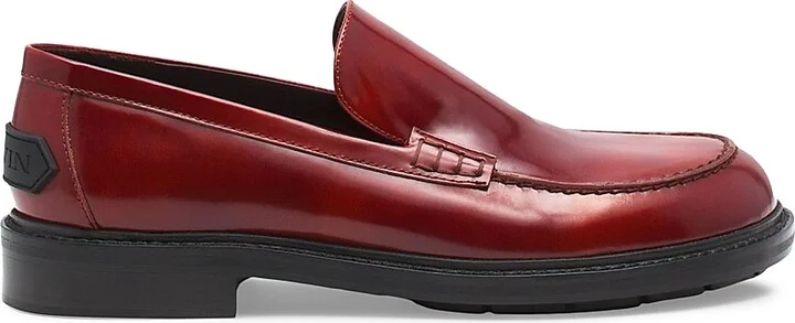 Women's Spinto Loafers in Smooth Leather - Dark Brown - Size 5.5