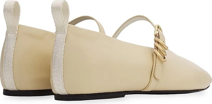 Women's Spire Leather Mary Janes - Cream - Size 9 - Image 2