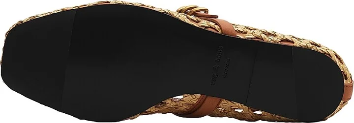 Women's Spire Woven Mary Janes - Natural - Size 6.5 - Image 4