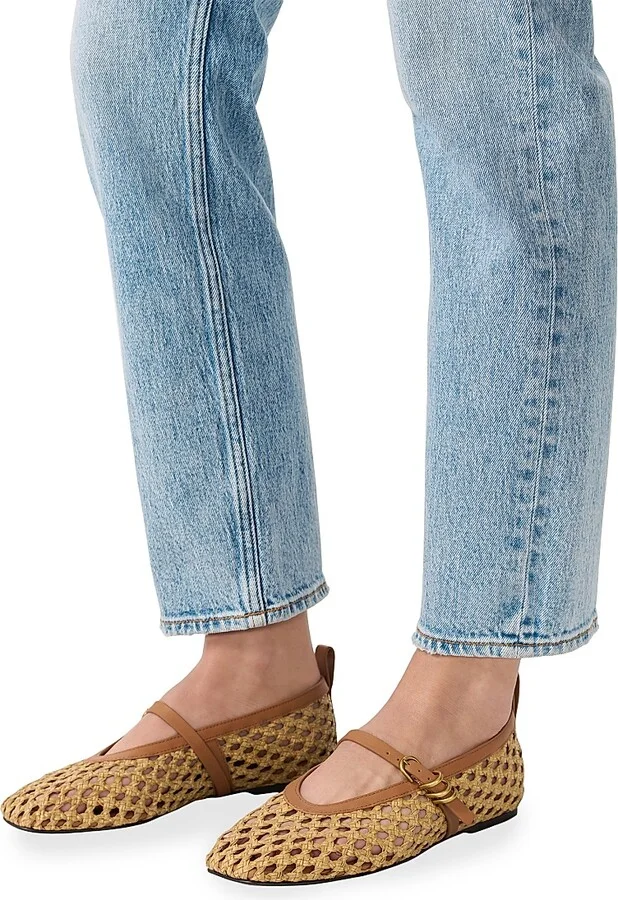 Women's Spire Woven Mary Janes - Natural - Size 6.5 - Image 5