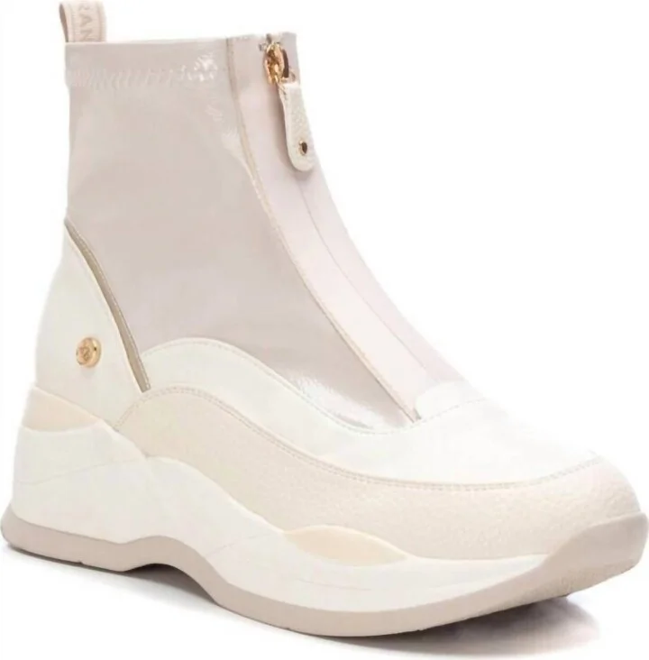 Women's Sport Booties In Light Beige