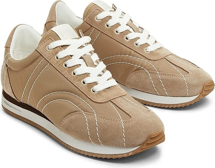 Women's Sport Low-Top Sneakers - Sand - Size 5 - Image 2