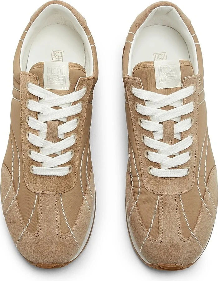 Women's Sport Low-Top Sneakers - Sand - Size 5 - Image 4