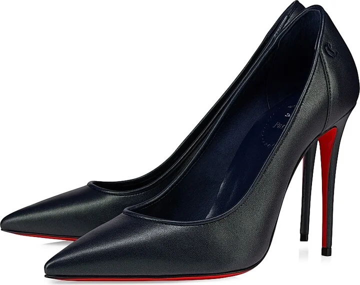 Women's Sporty Kate 100MM Leather Pumps - Zaffiro - Size 5 - Image 2