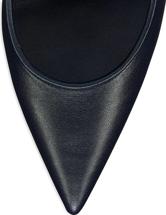 Women's Sporty Kate 100MM Leather Pumps - Zaffiro - Size 5 - Image 4