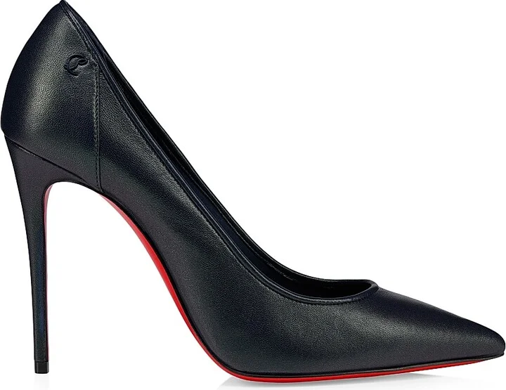 Women's Sporty Kate 100MM Leather Pumps - Zaffiro - Size 5