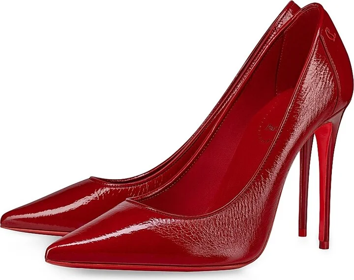 Women's Sporty Kate 100MM Patent Leather Pumps - Loubi - Size 8 - Image 2