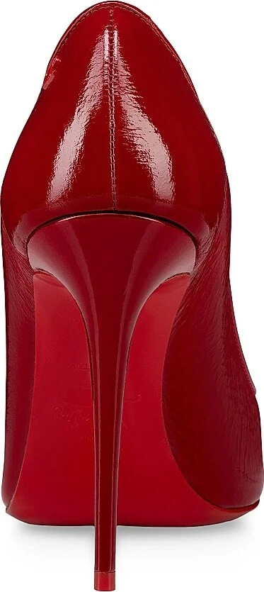 Women's Sporty Kate 100MM Patent Leather Pumps - Loubi - Size 8 - Image 3