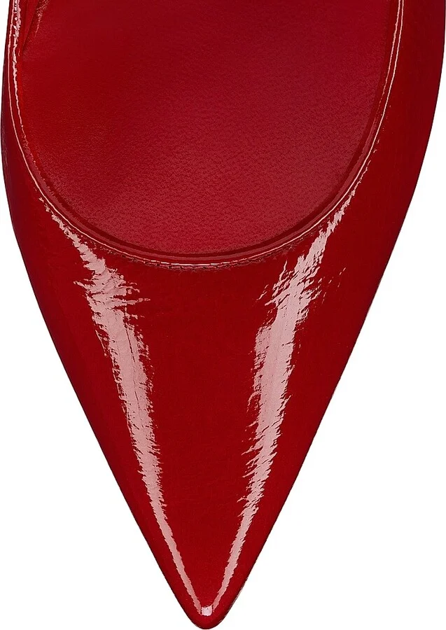 Women's Sporty Kate 100MM Patent Leather Pumps - Loubi - Size 8 - Image 4