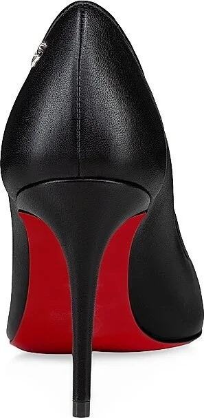 Women's Sporty Kate 85MM Leather Pumps - Black - Size 4 - Image 3