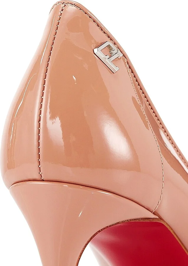 Women's Sporty Kate 85MM Patent Leather Pumps - Beige - Size 8 - Image 6