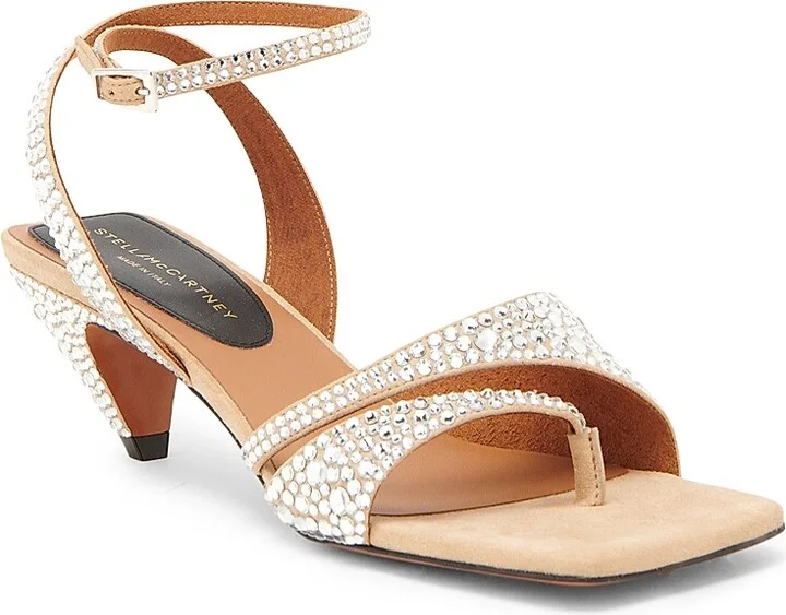 Women's Spur 48MM Hotfix-Embellished Sandals - Desert - Size 6 - Image 2