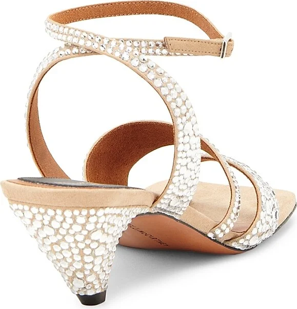Women's Spur 48MM Hotfix-Embellished Sandals - Desert - Size 6 - Image 3