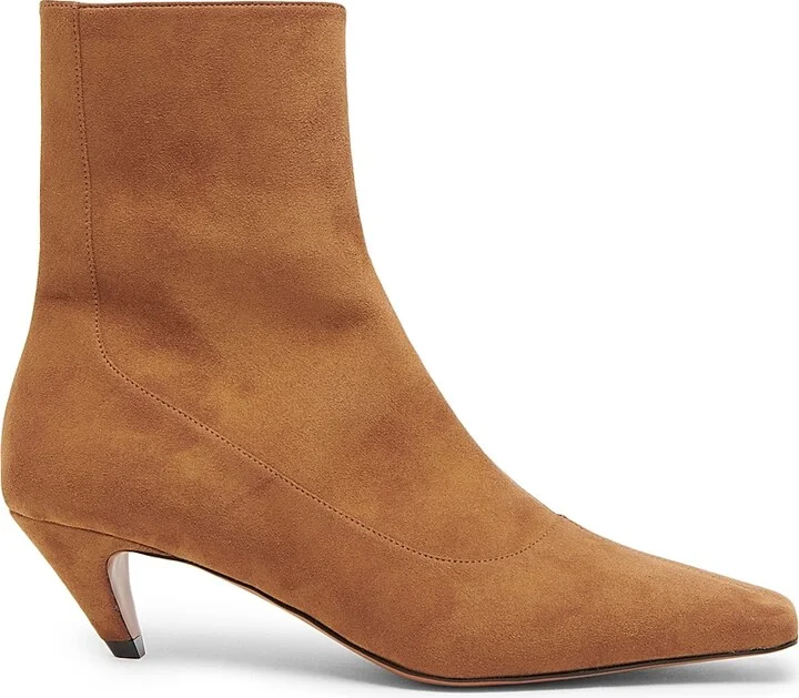 Women's Spur 48MM Square-Toe Ankle Boots - Pecan - Size 6