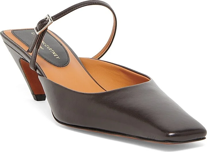 Women's Spur 50MM Kitten-Heel Mules - Black - Size 6 - Image 2