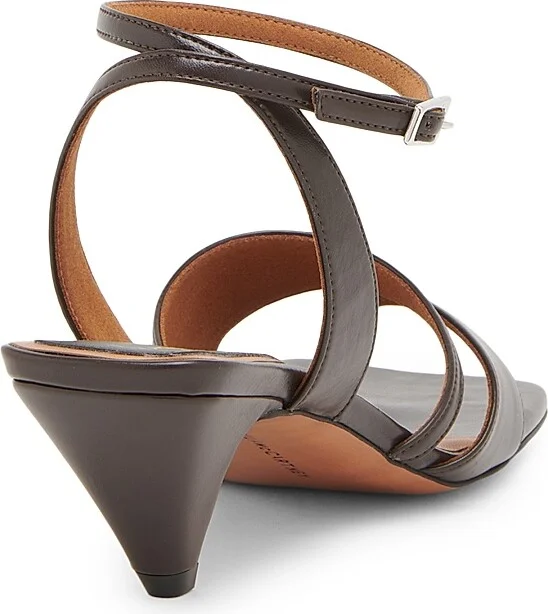 Women's Spur 50MM Kitten Heel Sandals - Brown - Size 6 - Image 3