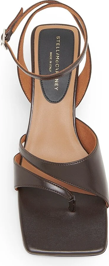 Women's Spur 50MM Kitten Heel Sandals - Brown - Size 6 - Image 4