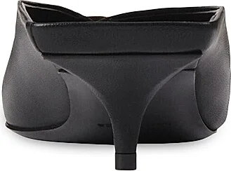 Women's Square Knife BB 40mm Mules - Black - Size 6 - Image 3