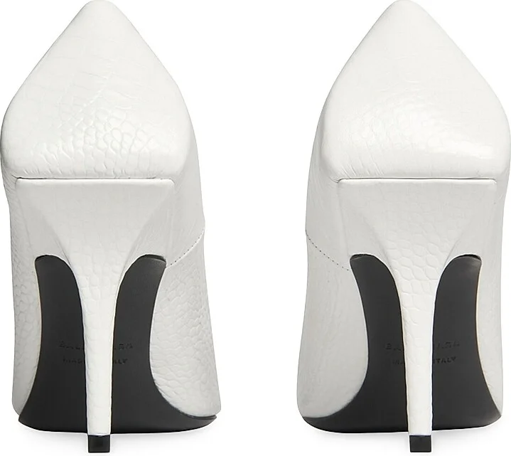 Women's Square Knife BB 80mm Pumps - White - Size 6 - Image 5