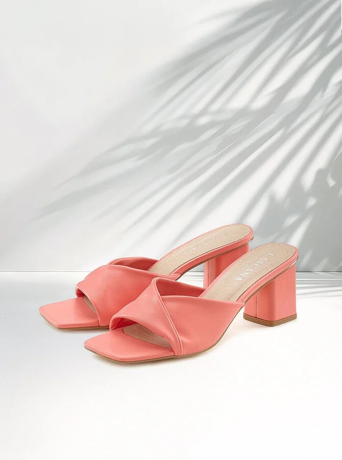 Women's Square Toe Block Heels