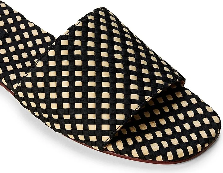 Women's St. Barths Raffia Slide Sandals - Costa - Size 8.5 - Image 3