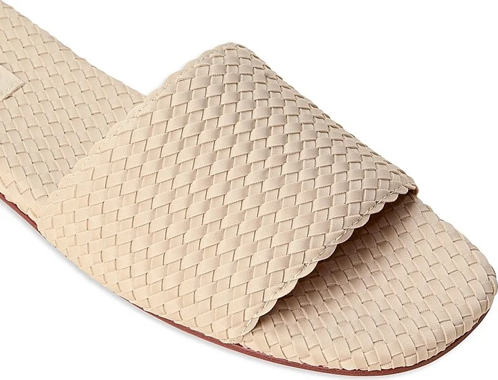 Women's St. Barths Slide Sandals - Ecru - Size 5 - Image 4
