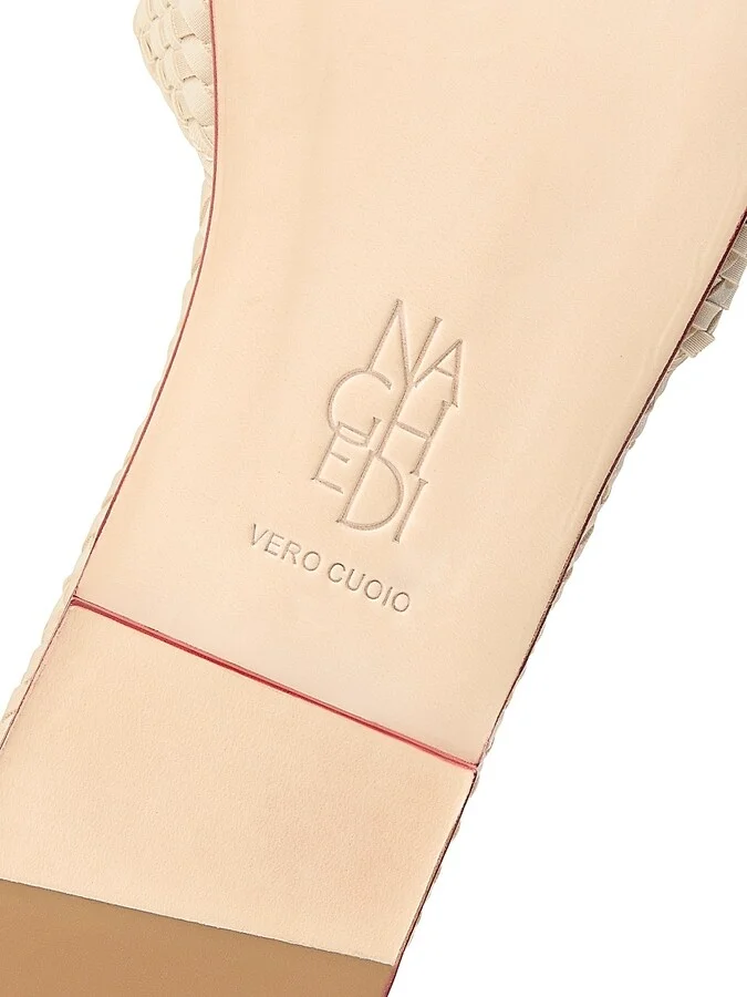 Women's St. Barths Slide Sandals - Ecru - Size 5 - Image 5