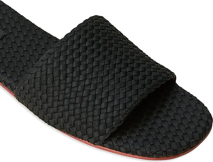 Women's St. Barths Slide Sandals - Ecru - Size 5 - Image 9