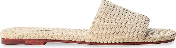 Women's St. Barths Slide Sandals - Ecru - Size 5